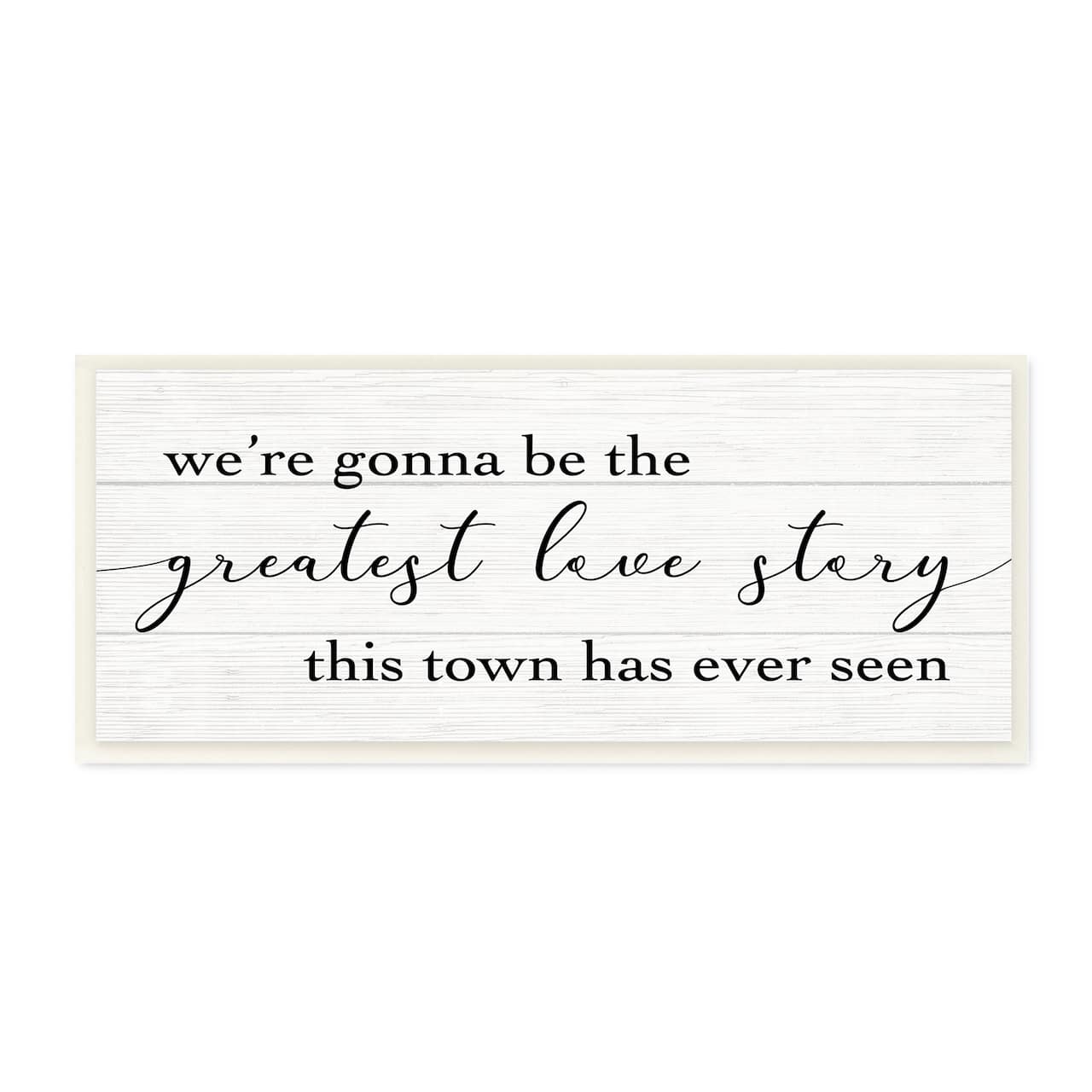Stupell Industries Greatest Love Story in Town Wall Plaque